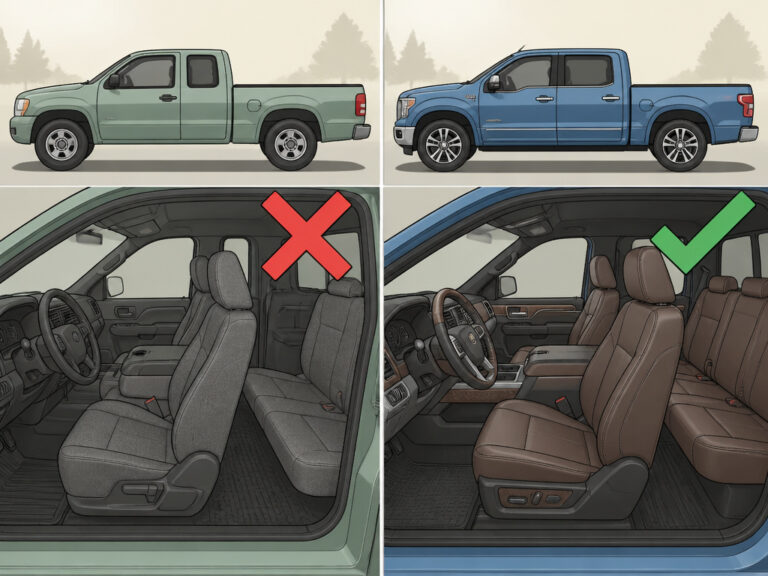 The Real Difference Between a Crew Cab and an Extended Cab